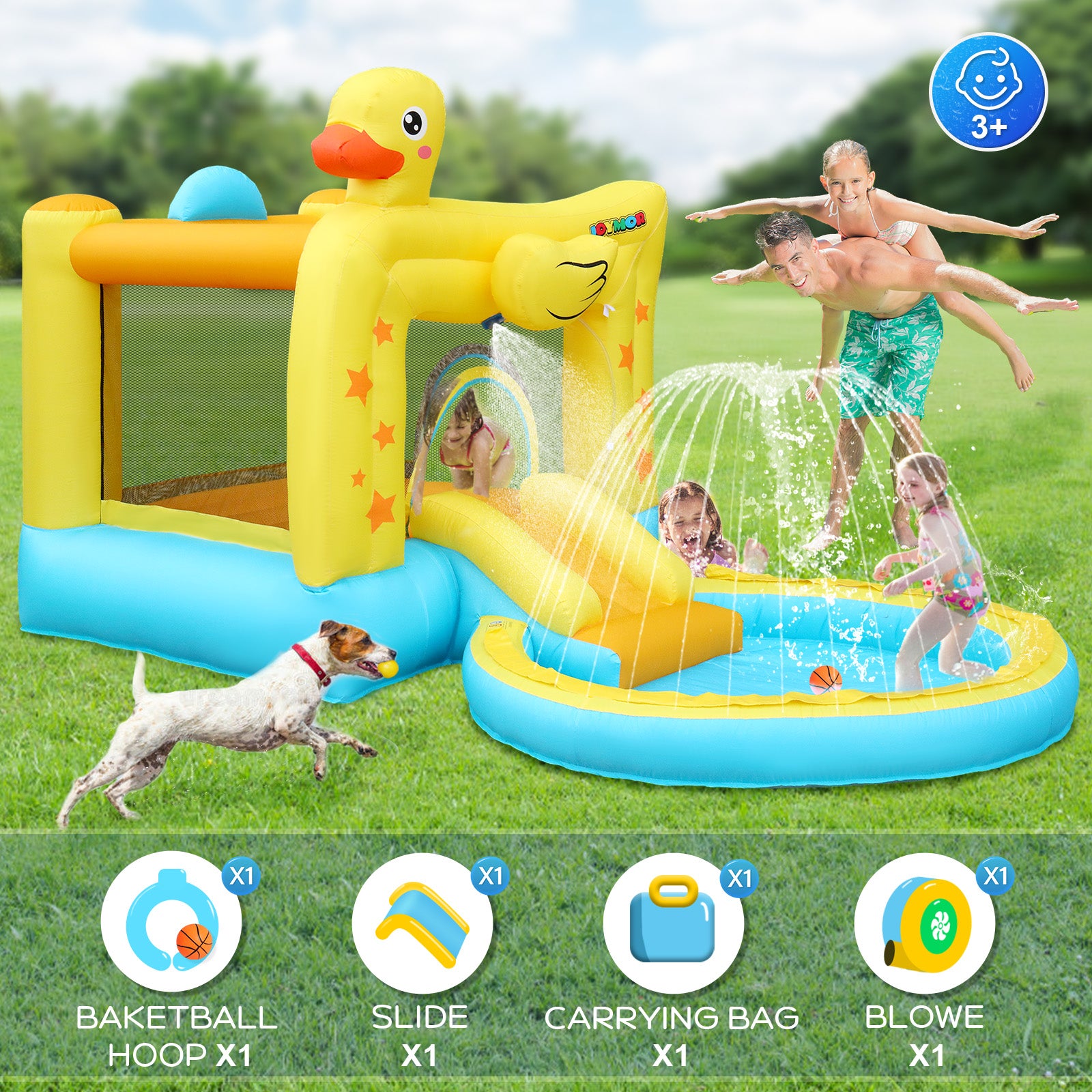 Intex fantasy castle fashion inflatable play center