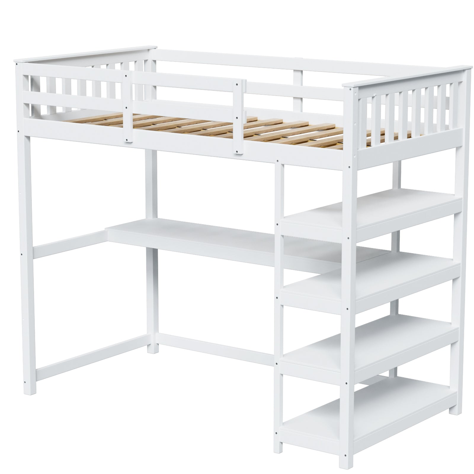 JOYMOR Kids Bunk Bed with Desk Loft Bed – Joymor