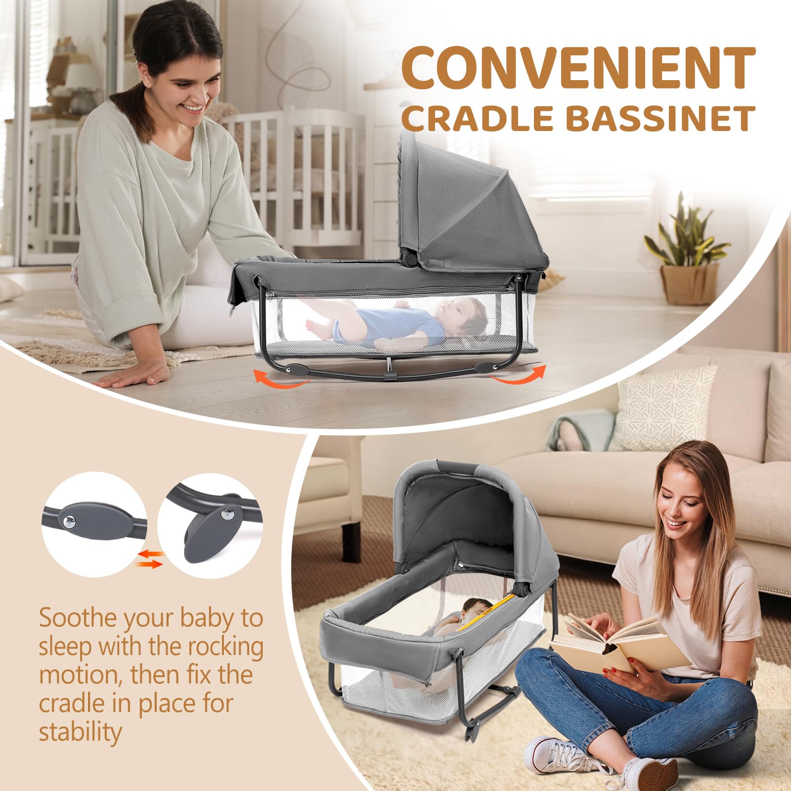 Portable crib for outlet twins