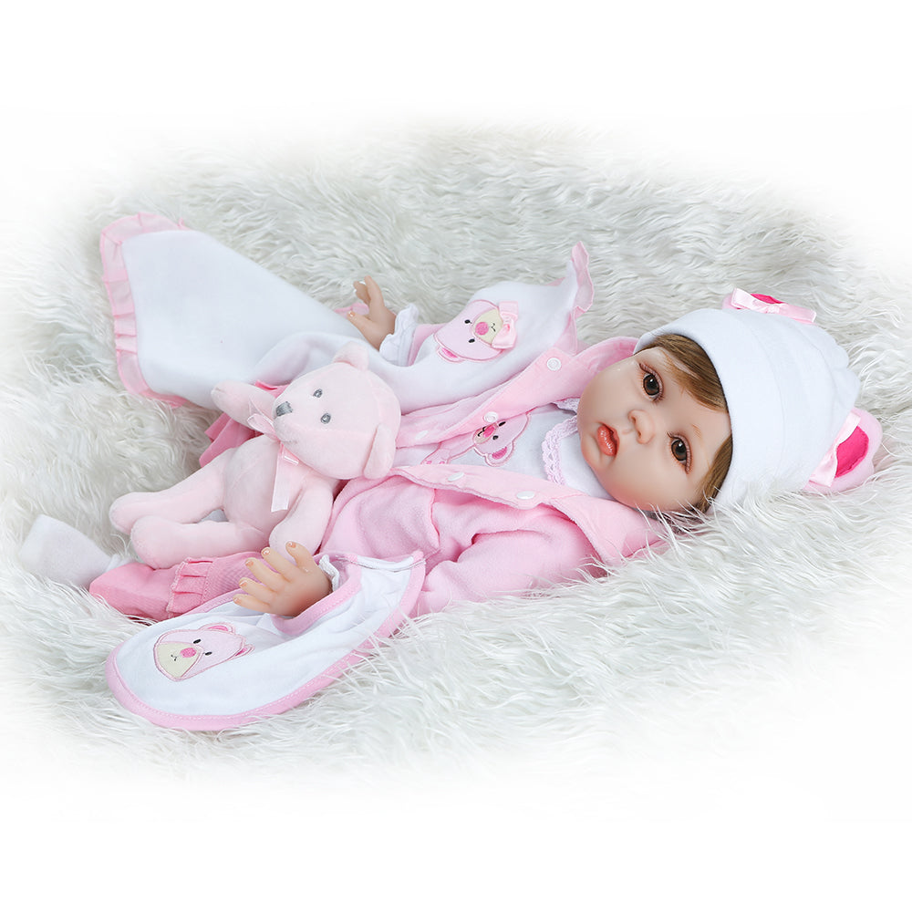Best Gift Newborn Baby Doll Toys Vinyl Soft Reborn Baby Doll 14